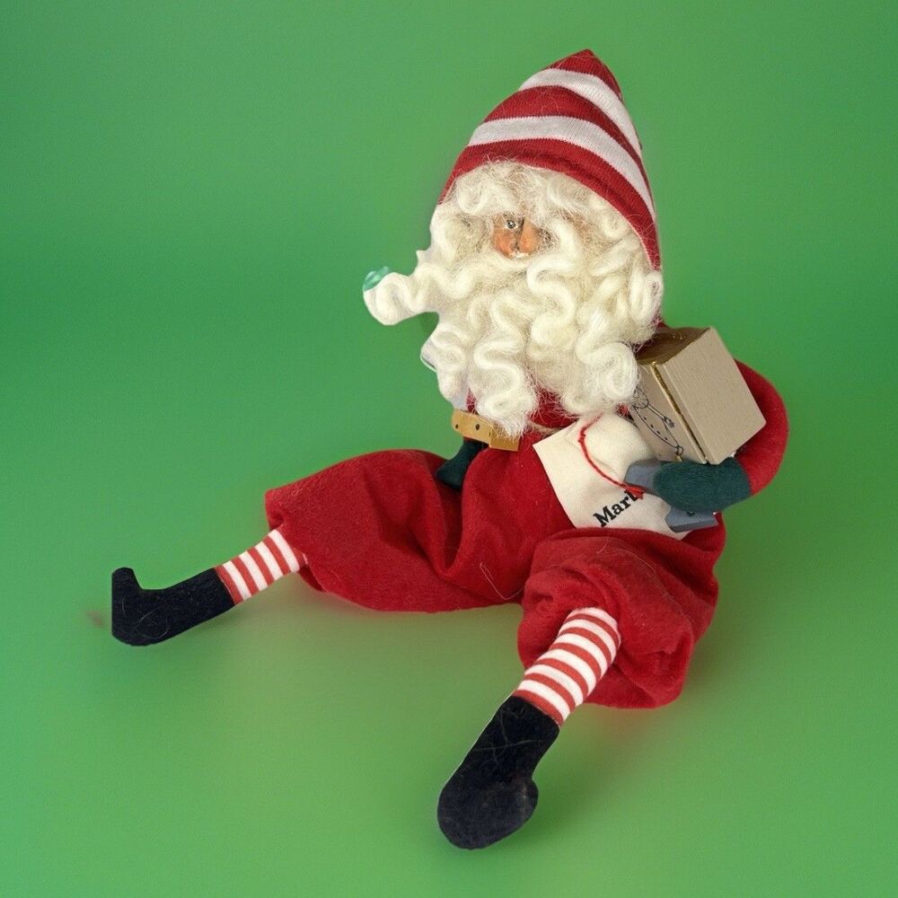 Vintage House of Hattan Santa Claus Ornament Figure Dol